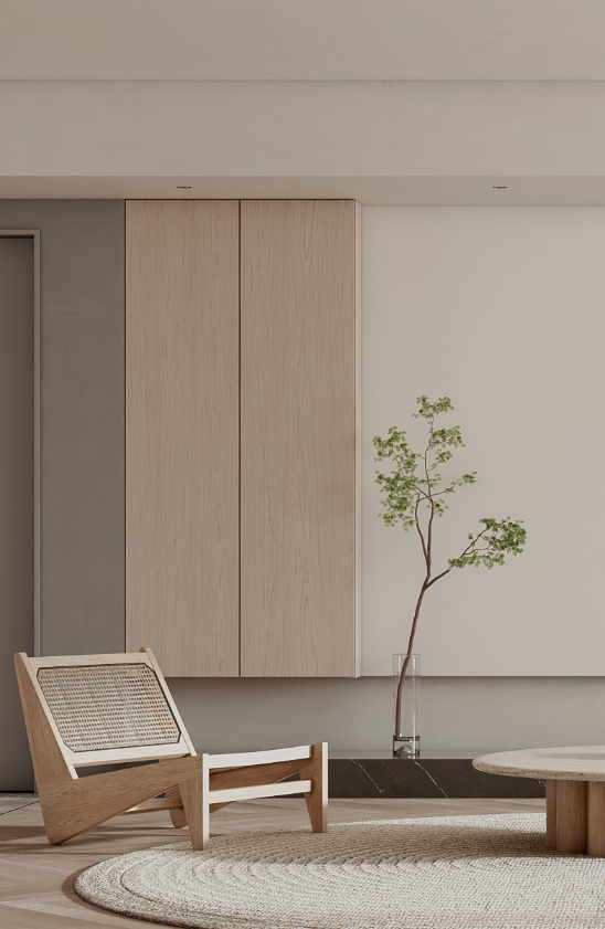 165㎡极简原木系素雅宁静的家丨中国长沙丨周笙笙建筑装饰设计-15