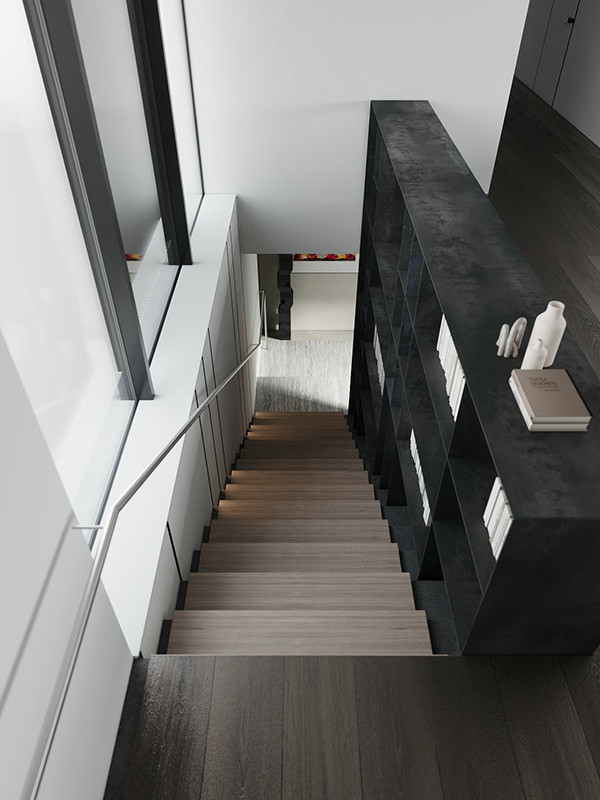 简约风大平米住宅设计 超精致！-18