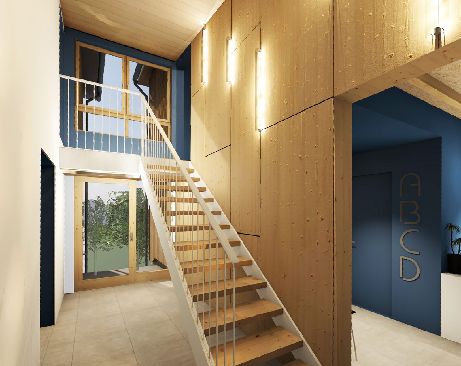 70年代房屋改造为办公室项目丨法国-31