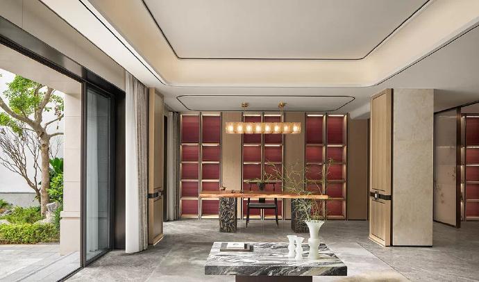 400m²合院别墅 现代东方的诗情画意-6