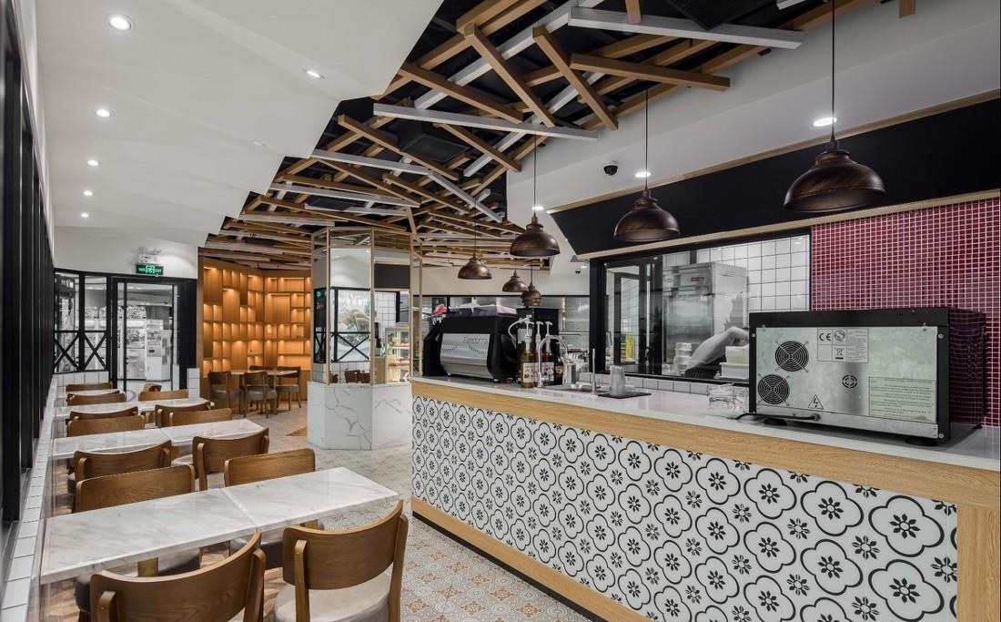 几何斑驳-- 自然拼接美学 | 木芯设计面包店-12