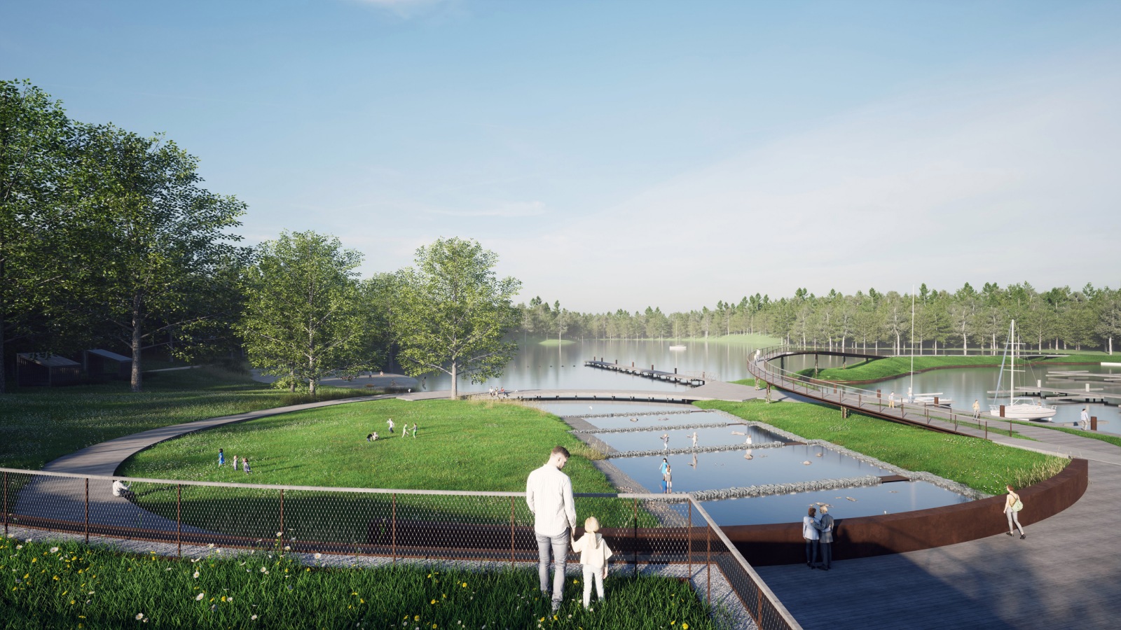 Ruciane  Nida现代游艇码头丨波兰丨Restudio Jacaszek Architekci-21