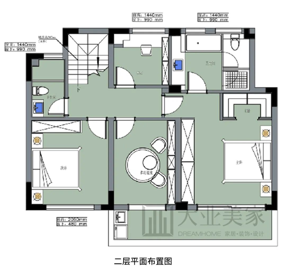 联发翡翠方山户型解析丨大业美家-18