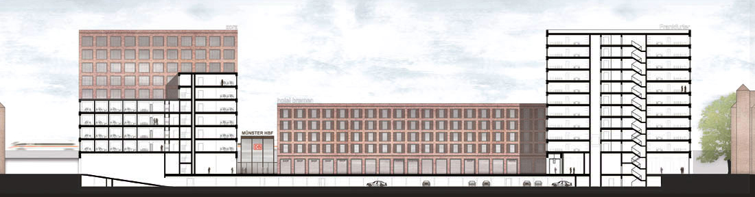 Main Station Münster East Side”, Phase II, Münster – kleihues+kleihues-6