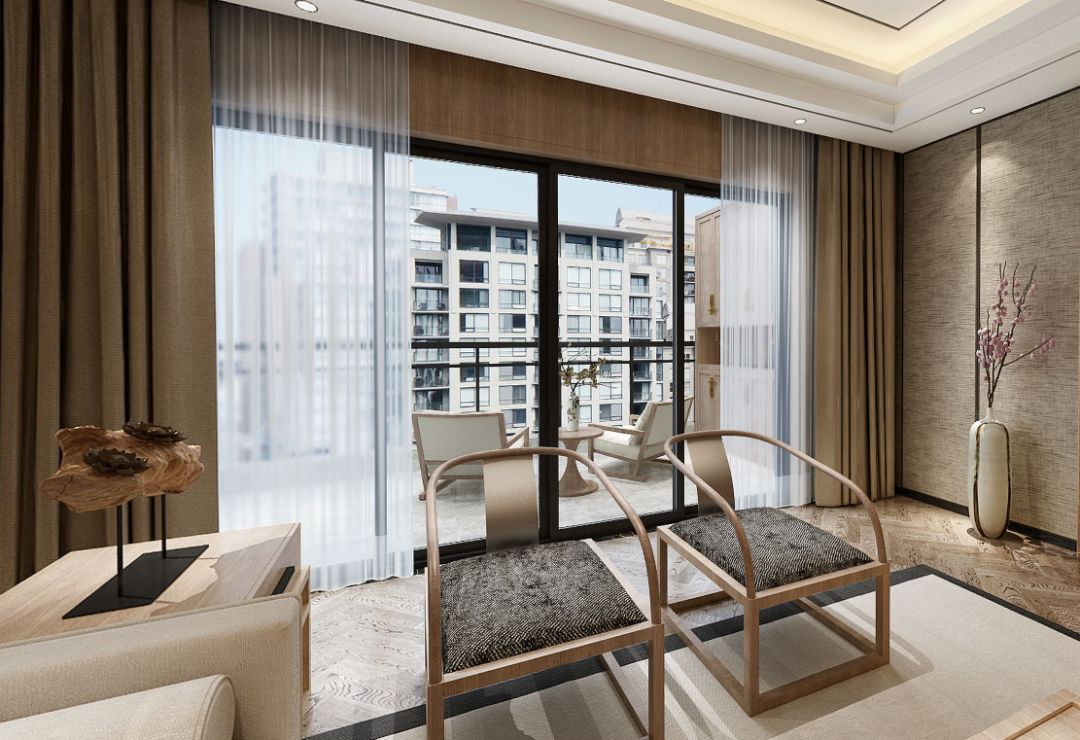 悦江国际 230㎡新中式雅居,演绎东方美学与当代生活-16