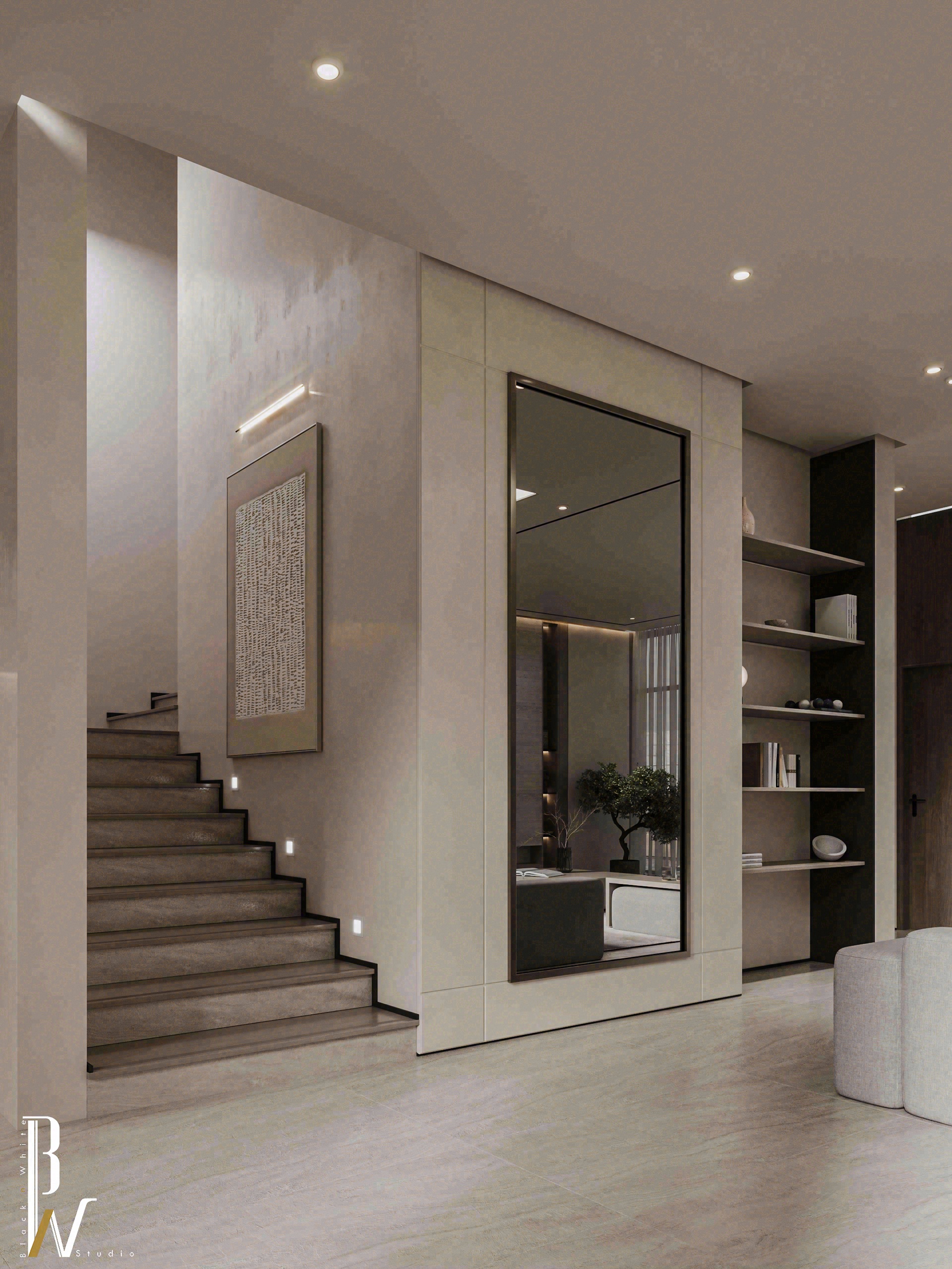 客厅丨Black N White-25