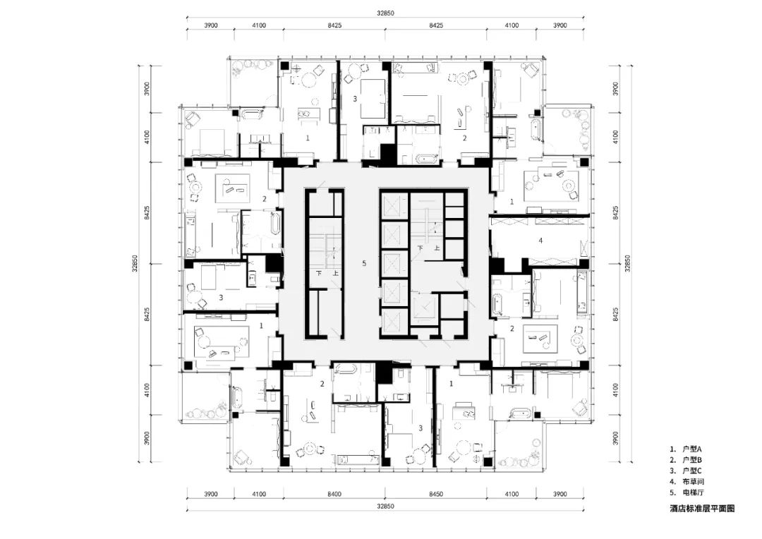 宁波江山万里Sky Casa城市综合体丨中国宁波丨建言建筑设计 Verse Design-44