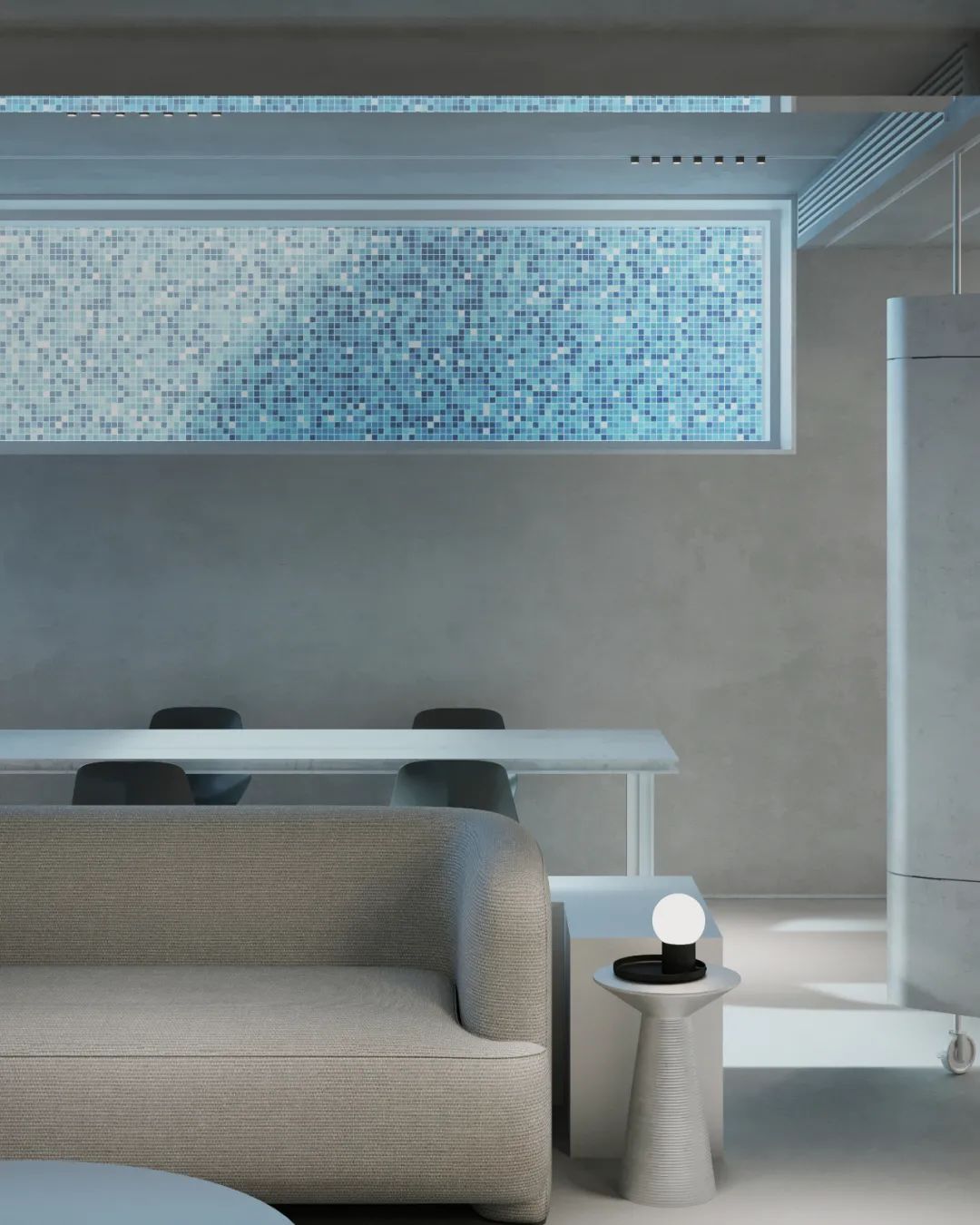 东莞碧桂园简约质感空间设计-19