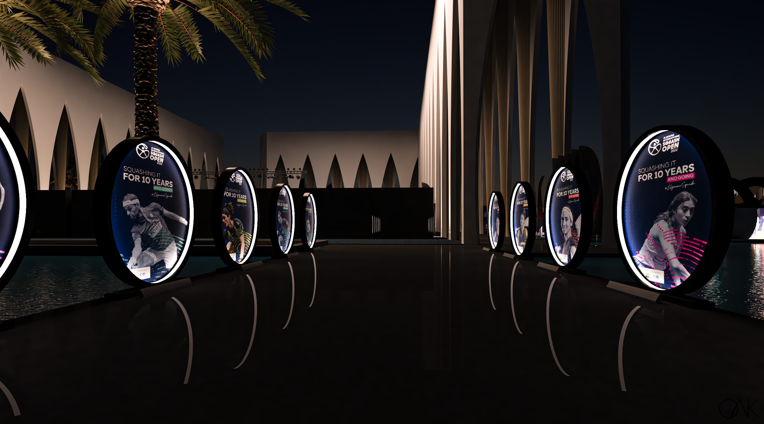 ELGOUNA 壁球活动 10 周年丨OAK 建筑师事务所-9