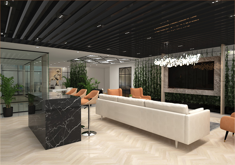 3D Interior Design for Askari Bank of Pakistan-2