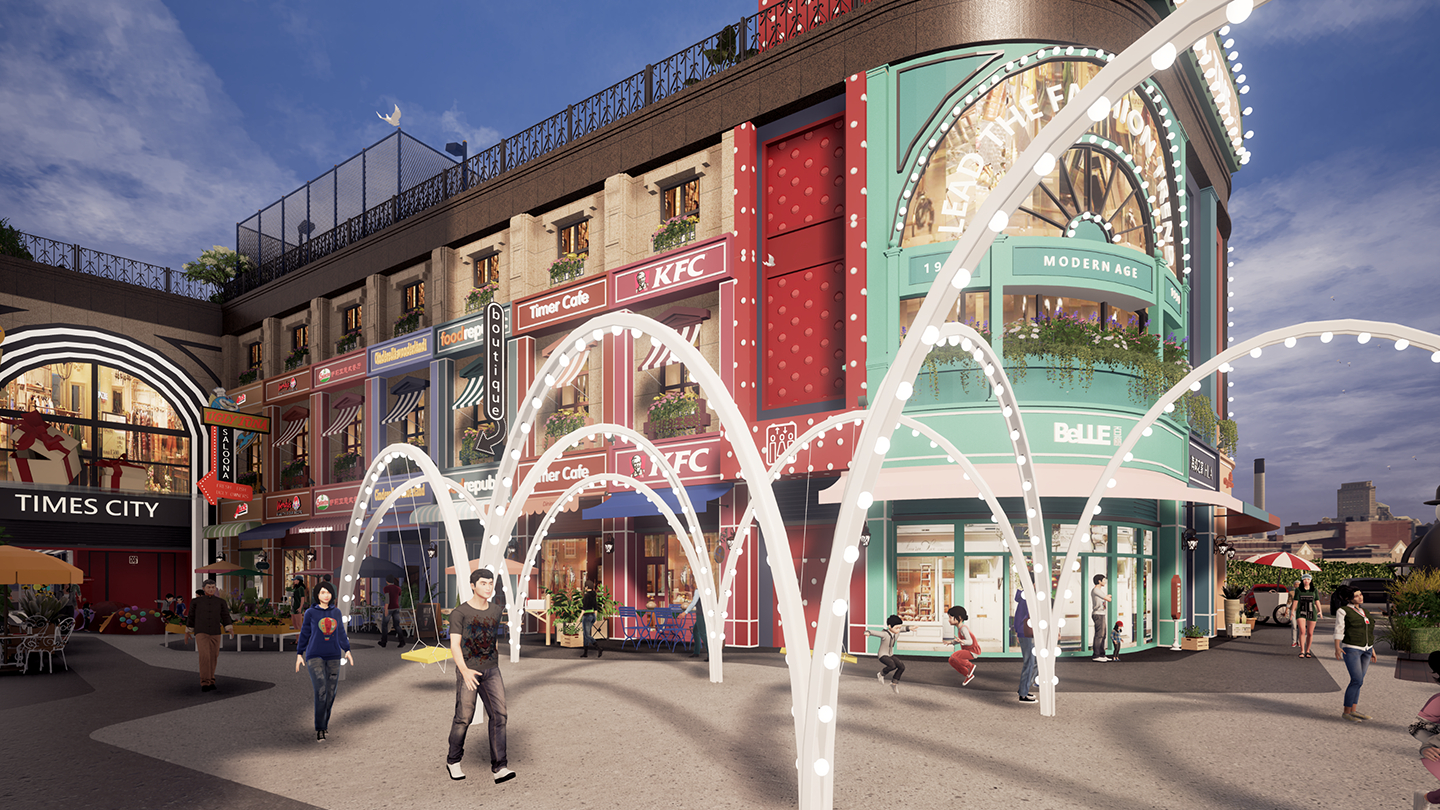 时代城商业街 | 摩登风情的小型综合体设计-12