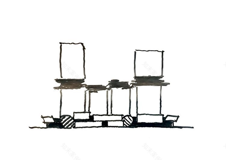 循环绿色天空桥-33