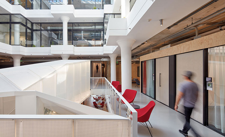 旧金山 Pinterest 新总部，现代木质金属办公空间-11