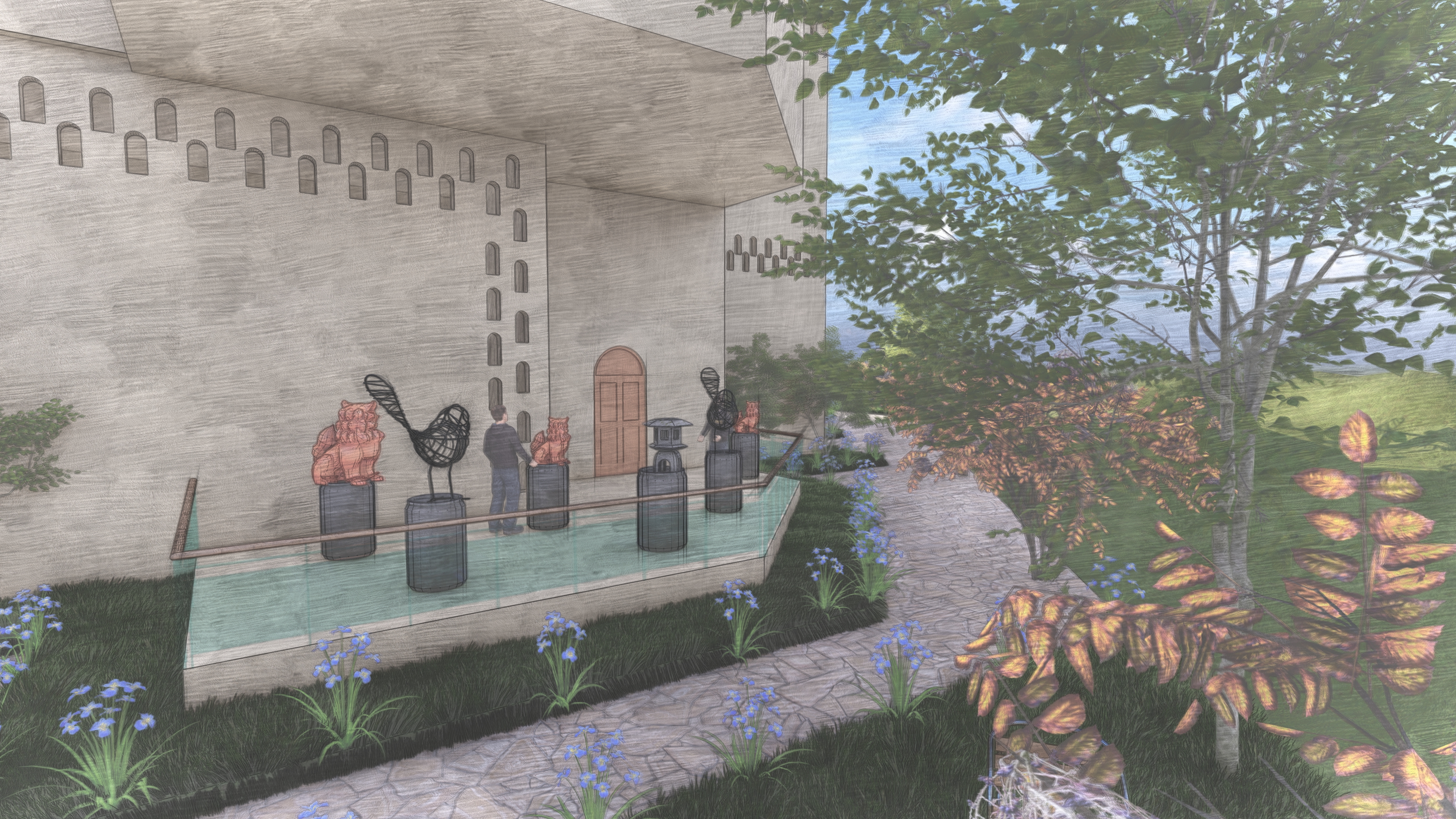 MOZION (Light structure building for sculpture dep)-6