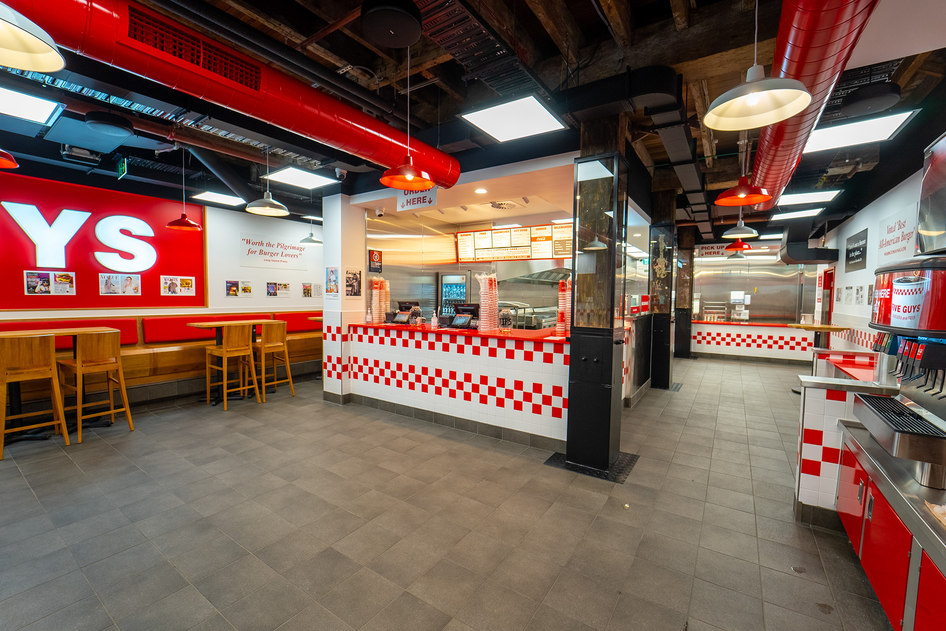 Five Guys | George Street Sydney | Restaurant Design-37