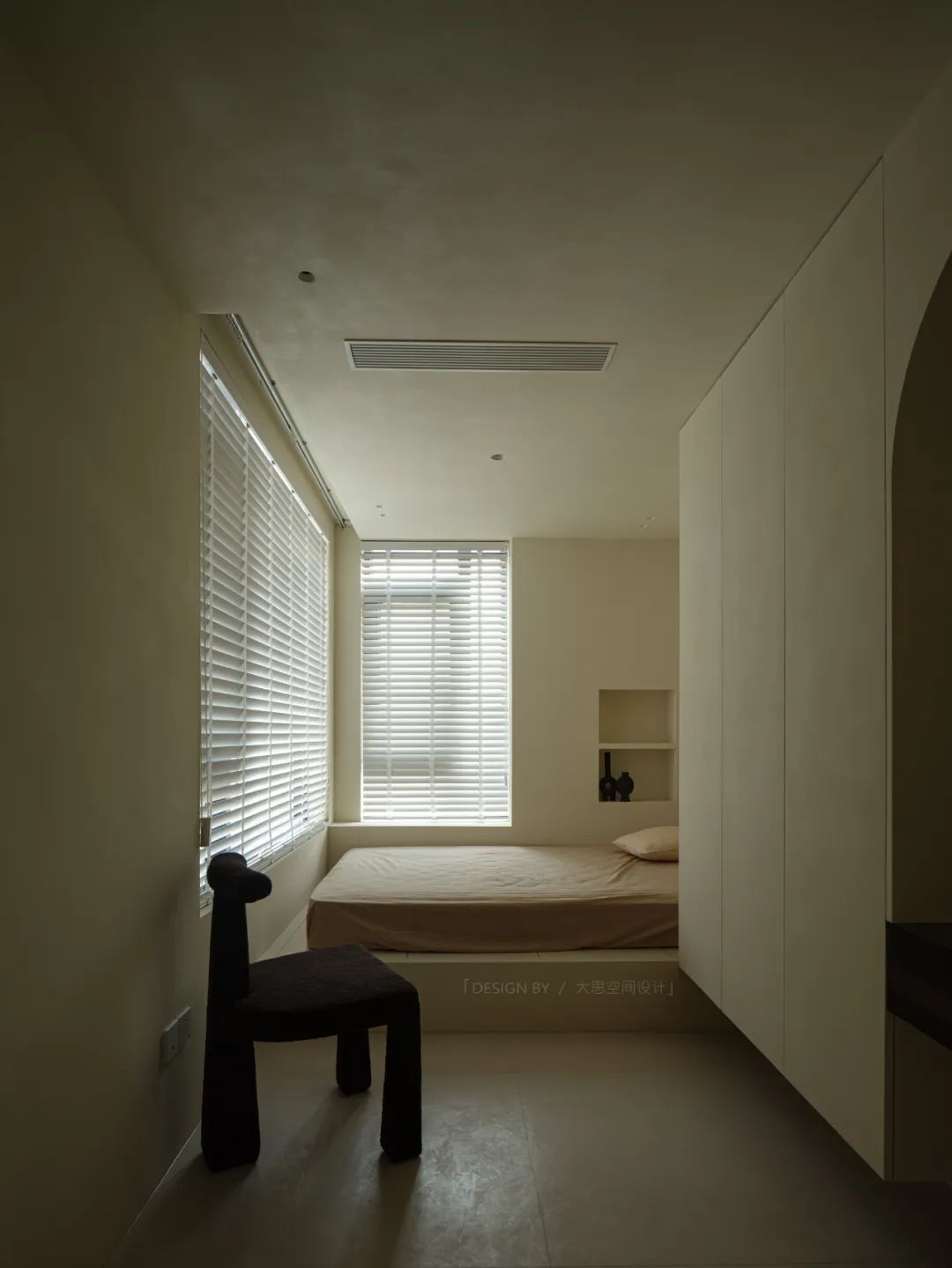 暖黄色宁静住宅丨中国武汉丨大思-78