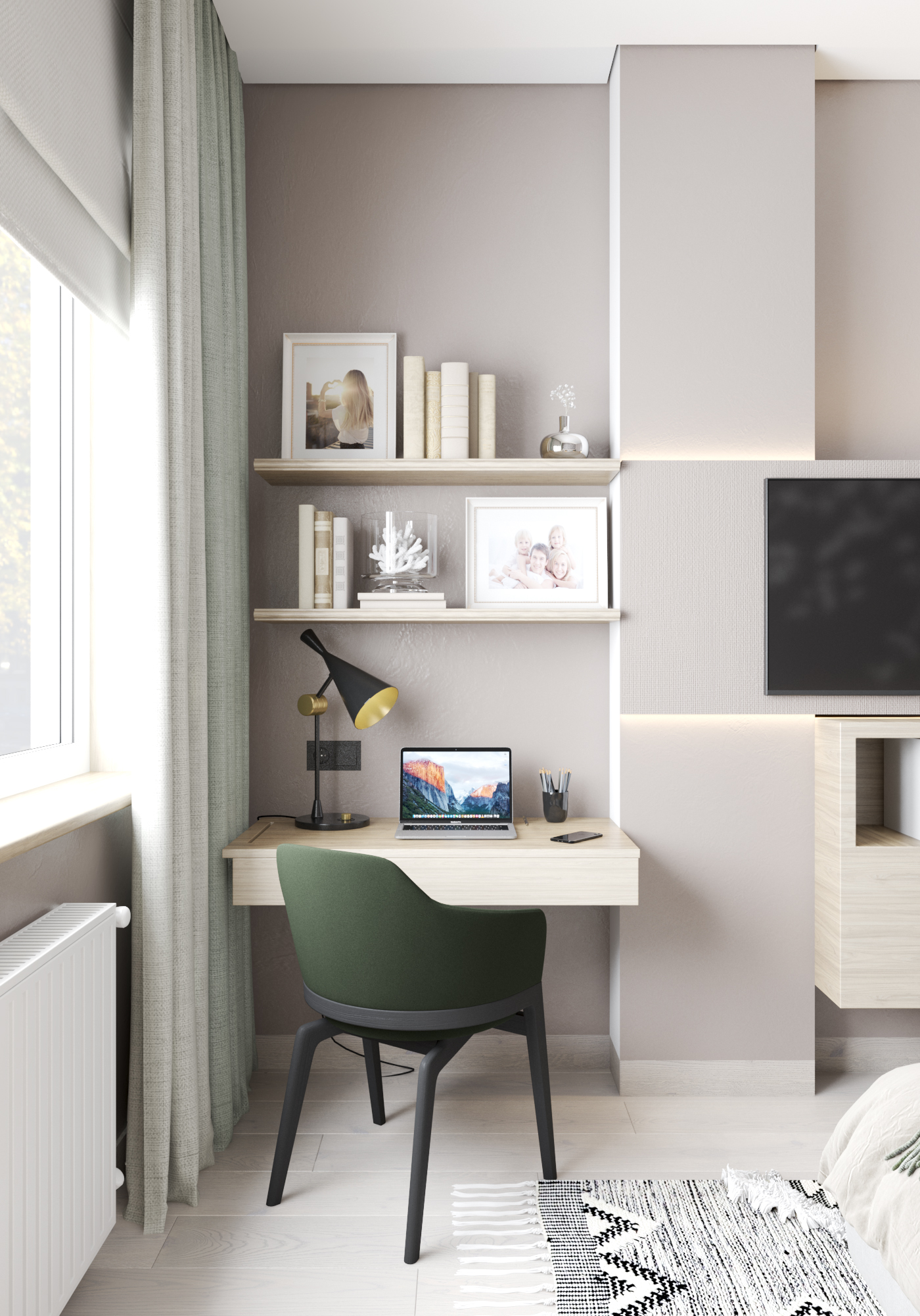 Design of apartments in Town Park-2