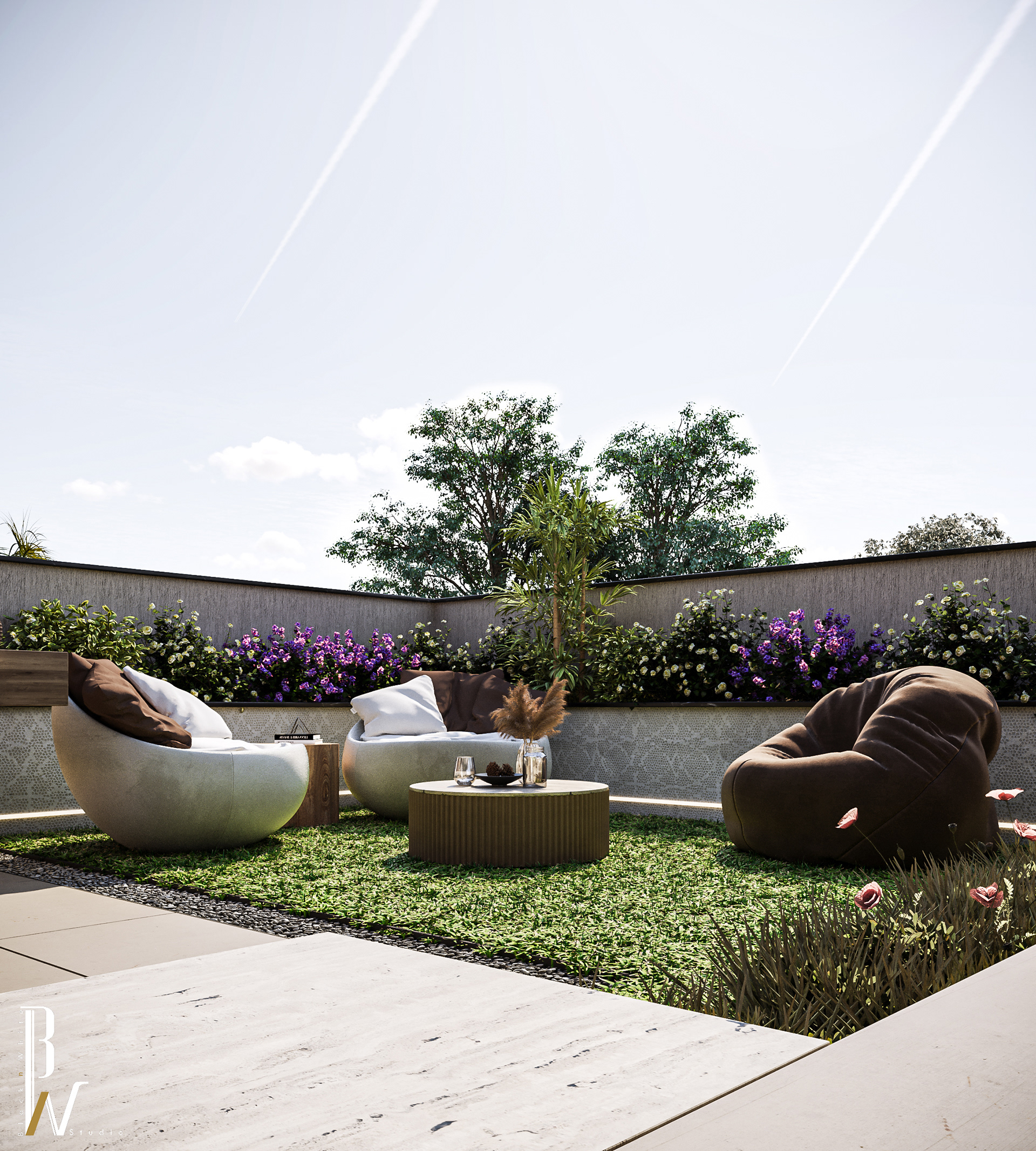 屋顶设计丨Black N White-18