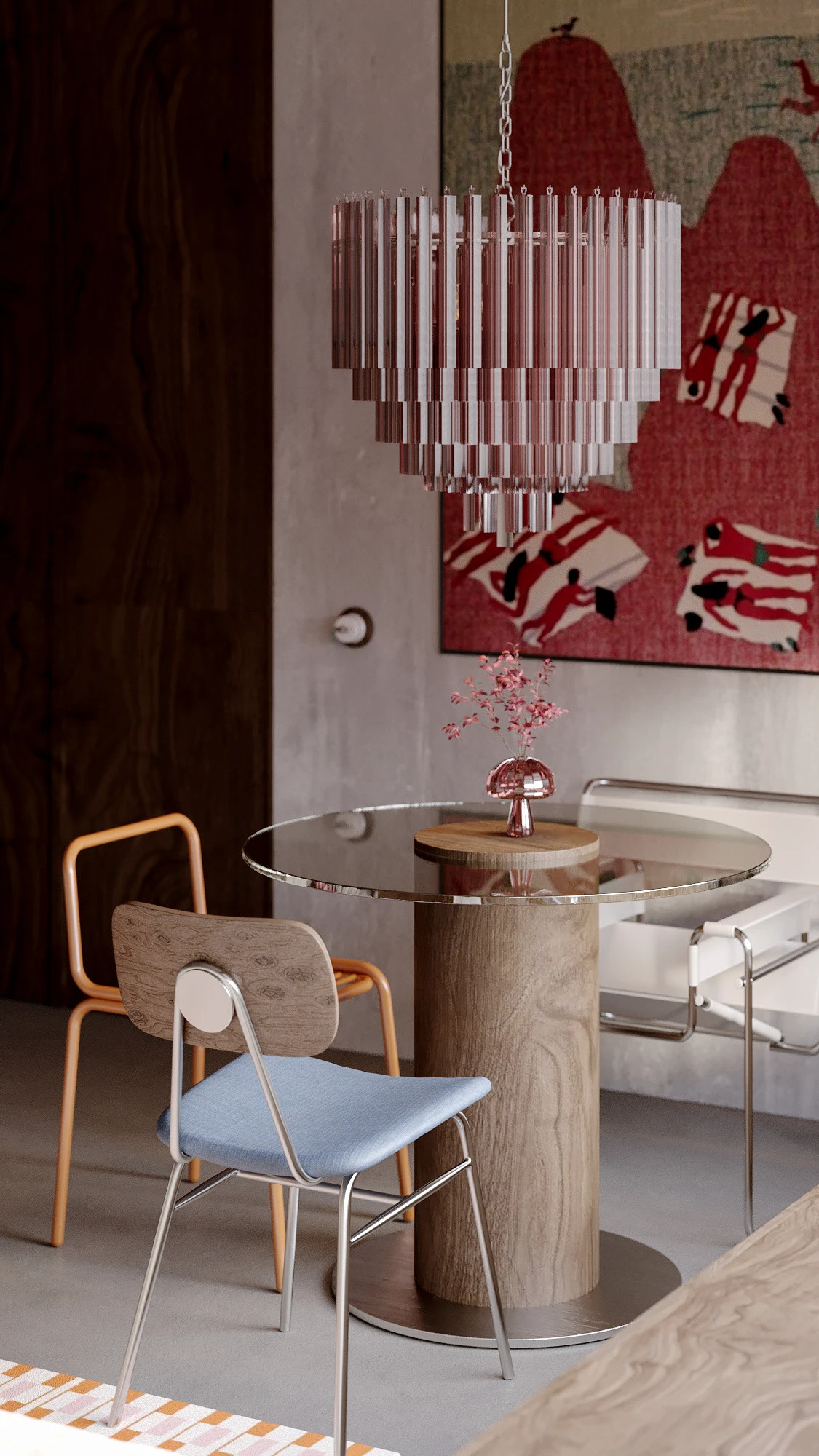 34㎡一室户粉色调温馨公寓丨Oli Moskalets-22