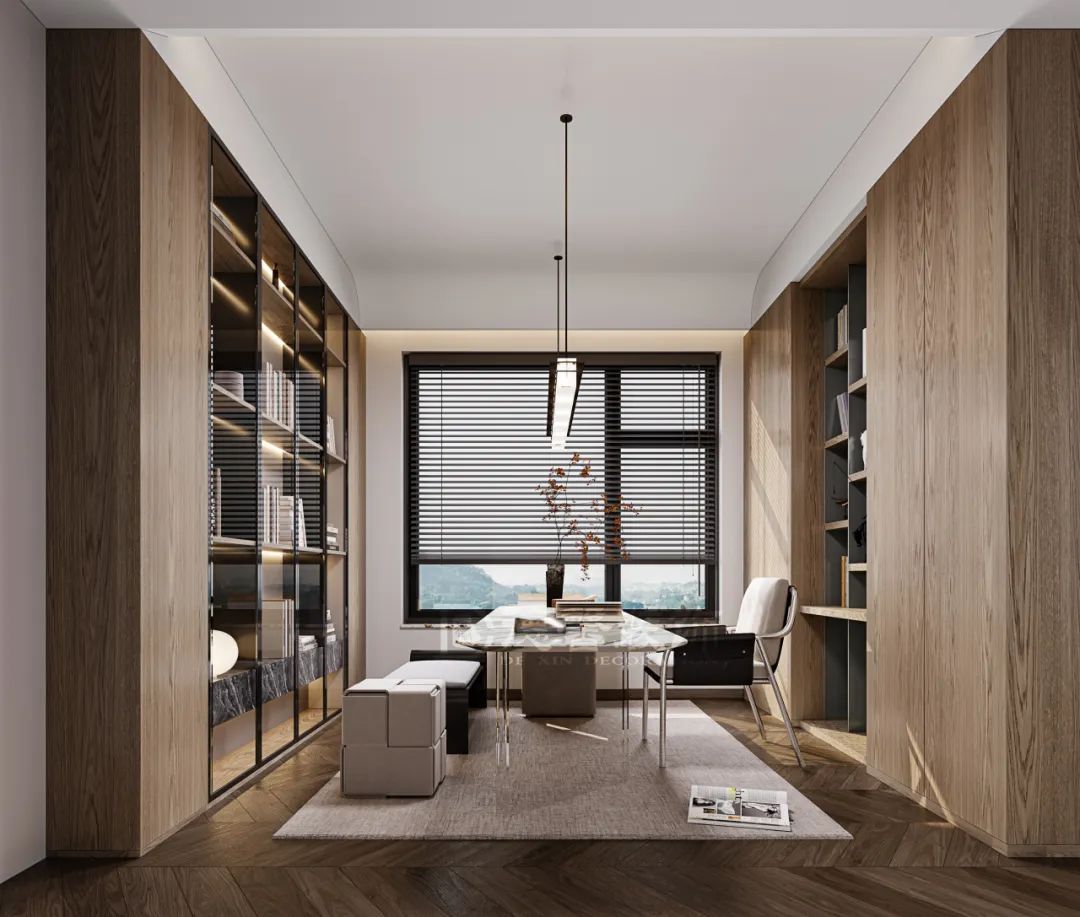 金地香山湖阅风华 · 现代轻奢别墅设计丨汤志华,周海铭-31