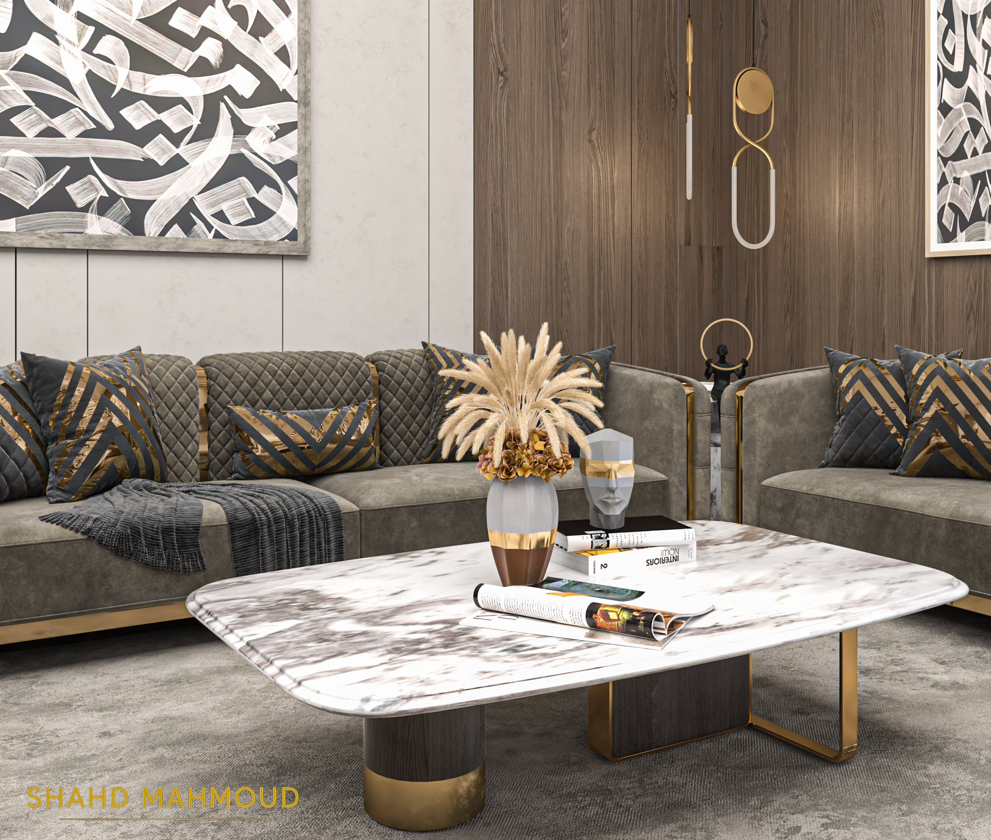 Modern Living & Dining Interior-4