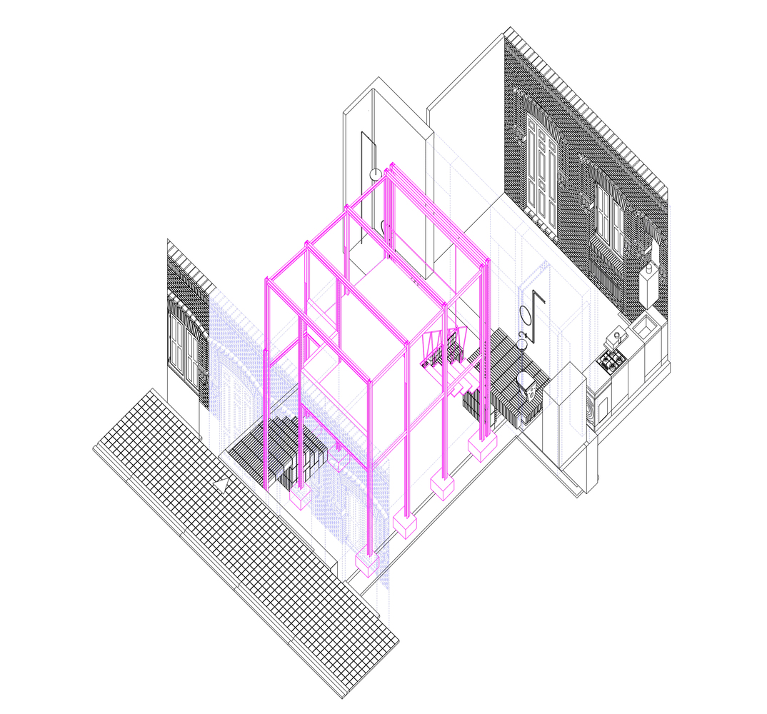 马德里 Cadarso House 的垂直空间艺术-35