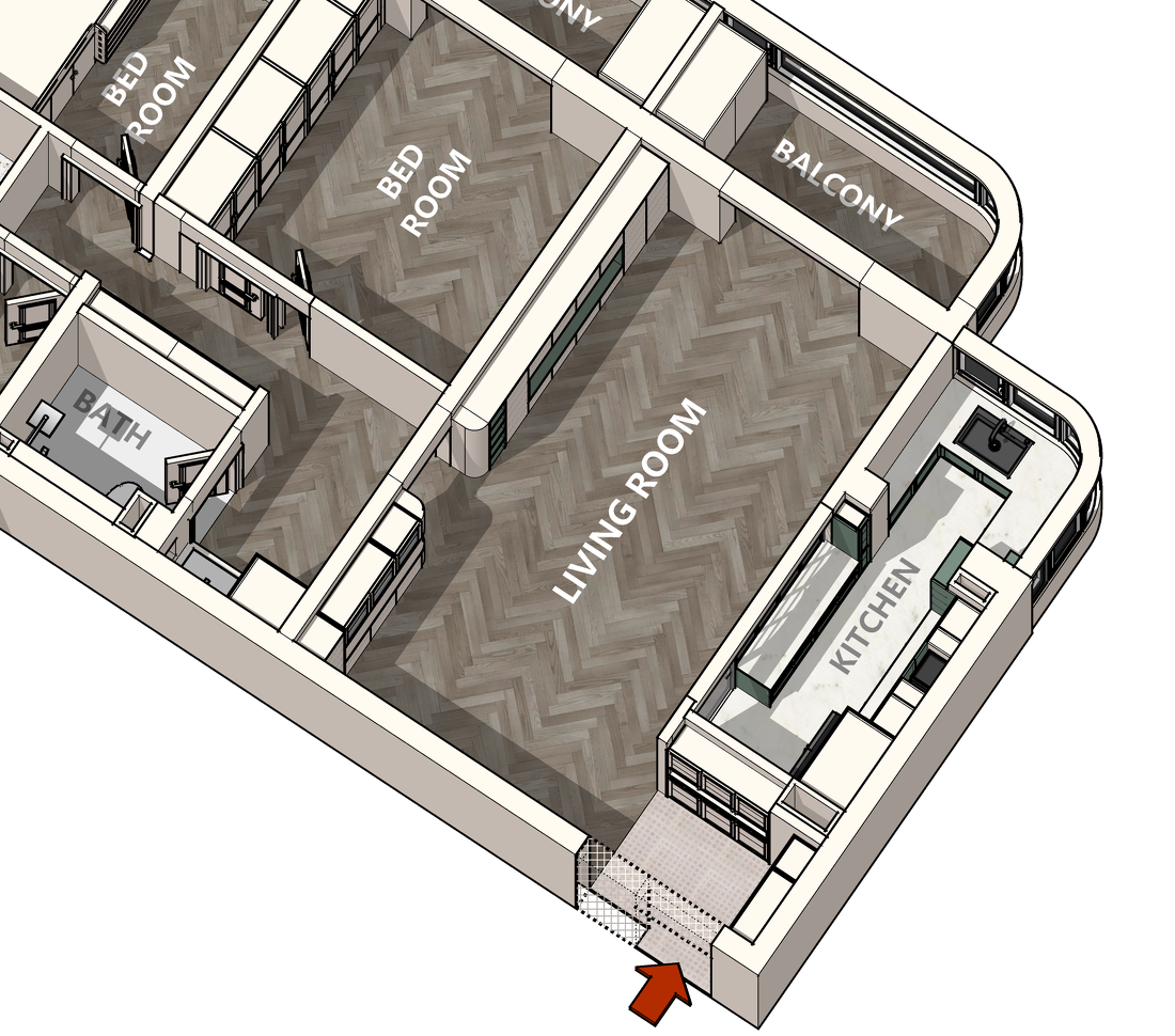 三世同堂的法式开放厨房设计丨中国北京丨JORYA玖雅-19