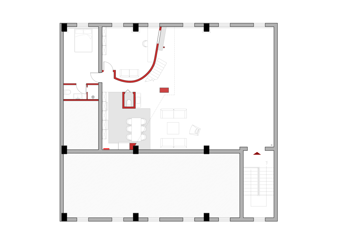 避雨亭·艺术家工作室改造丨中国北京丨帕姆建筑-19
