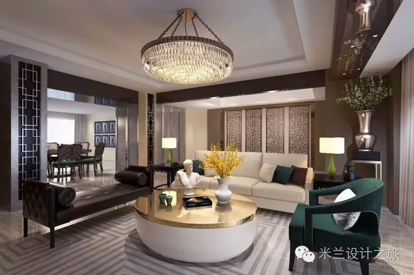 简约灰色调现代客厅设计案例-5