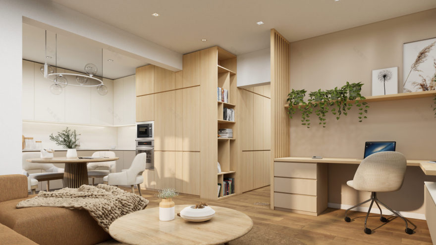 Flat visualization for a young couple | Nebojsa architekta-25