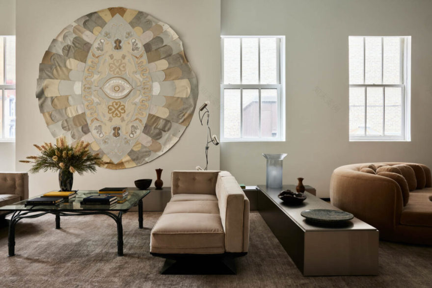 纽约当代艺术画廊办公室丨美国曼哈顿丨Husband Wife-14