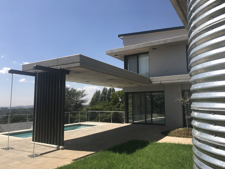 南非绿意盎然的家——Mellet & Human Architects 打造三层别墅-9