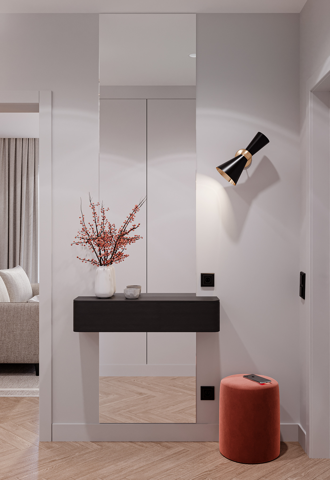 莫斯科多彩色系公寓设计丨俄罗斯莫斯科-0