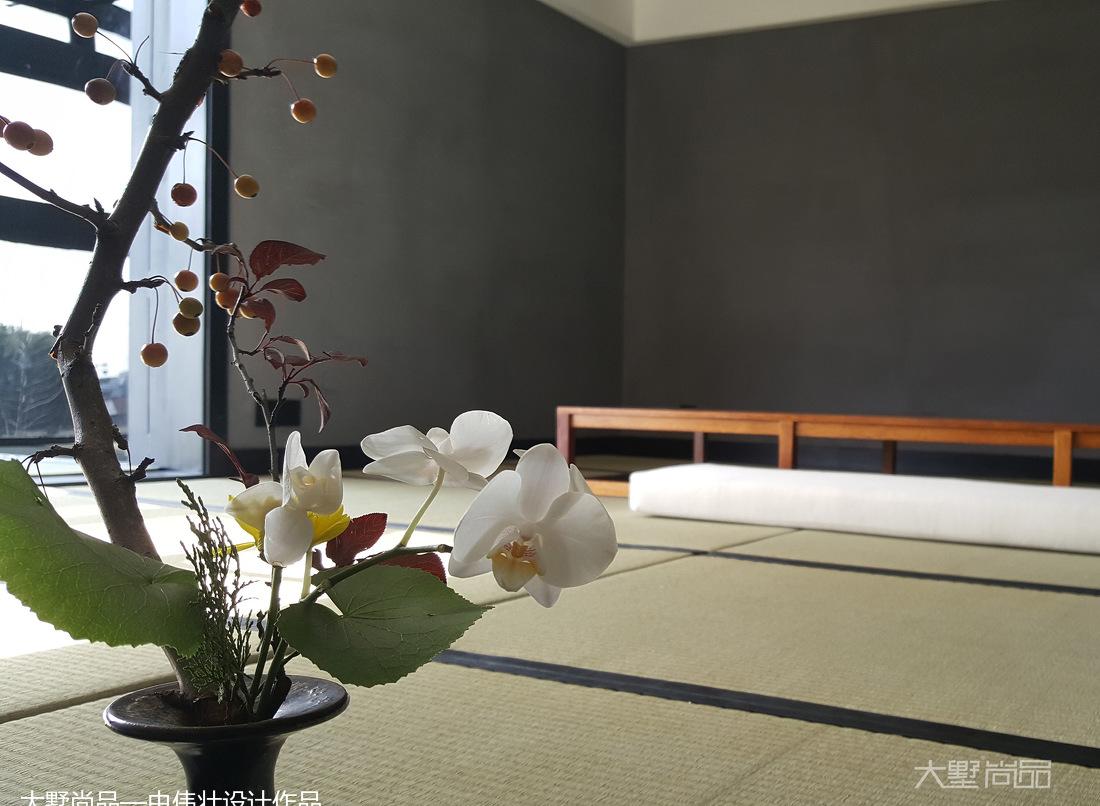 禅意东方美学 | 黑白灰的禅茶一味空间设计-2