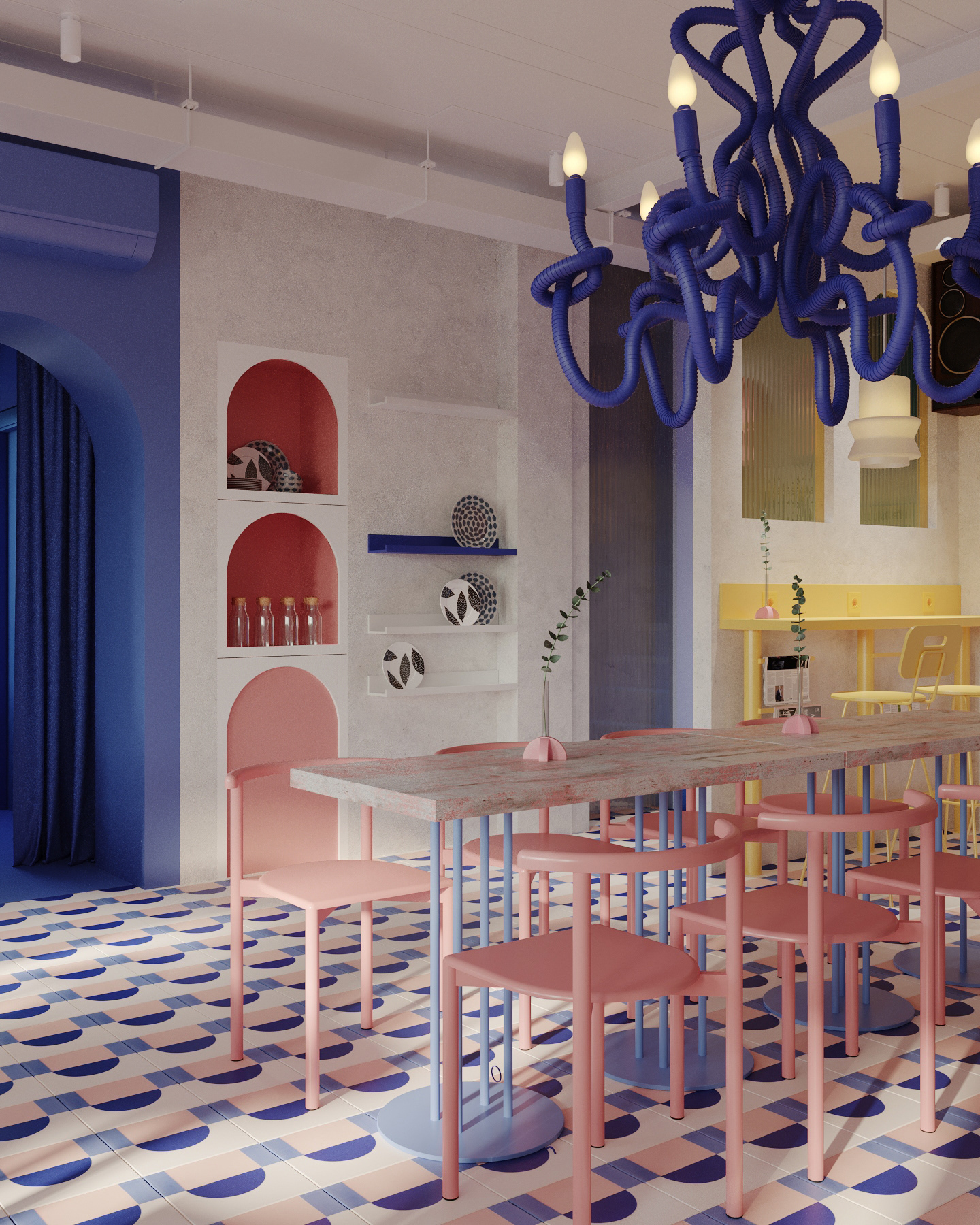 ABU GOSH 咖啡馆室内设计丨俄罗斯莫斯科丨STUDIO SHOO-23