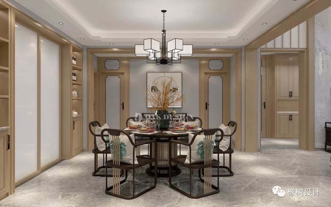 新中式风格的家，融合传统与现代的东方美学-24