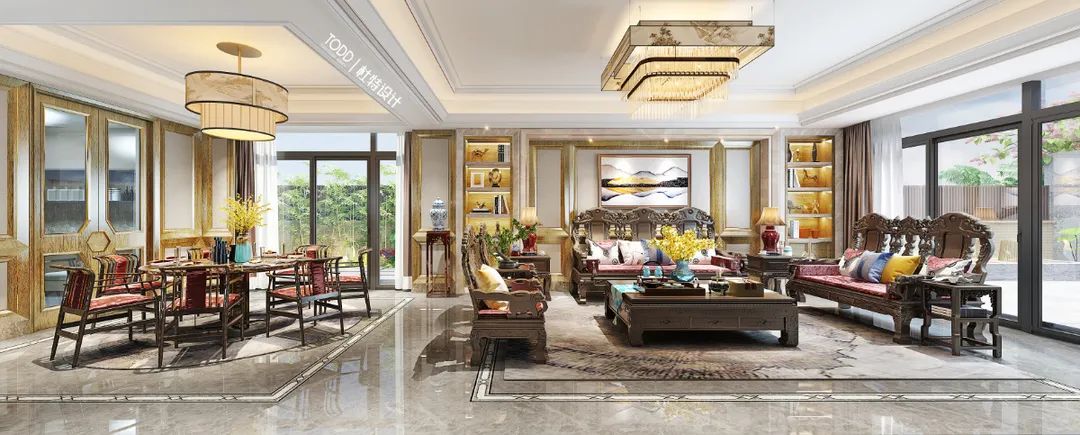 新中式韵律 · TODD 杜特设计广州番禺别墅空间丨中国广州-28