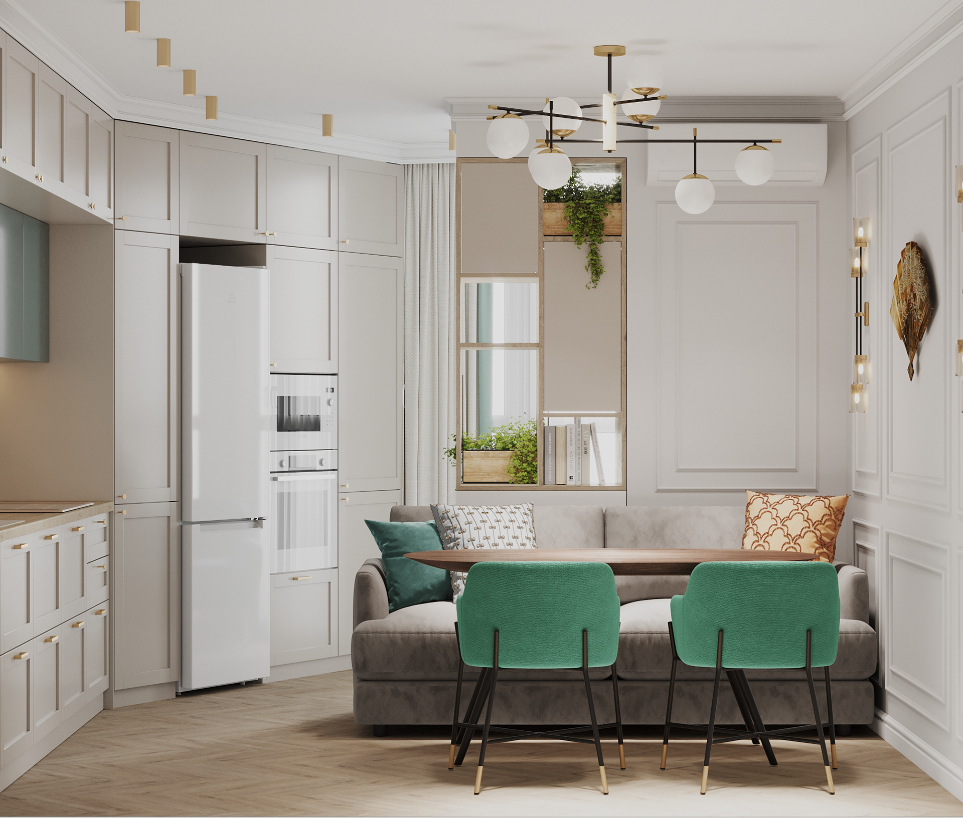 萨马拉市71平米城市公寓更新项目丨俄罗斯萨马拉丨维多利亚·叶罗希娜（Виктория Ерохина）-12