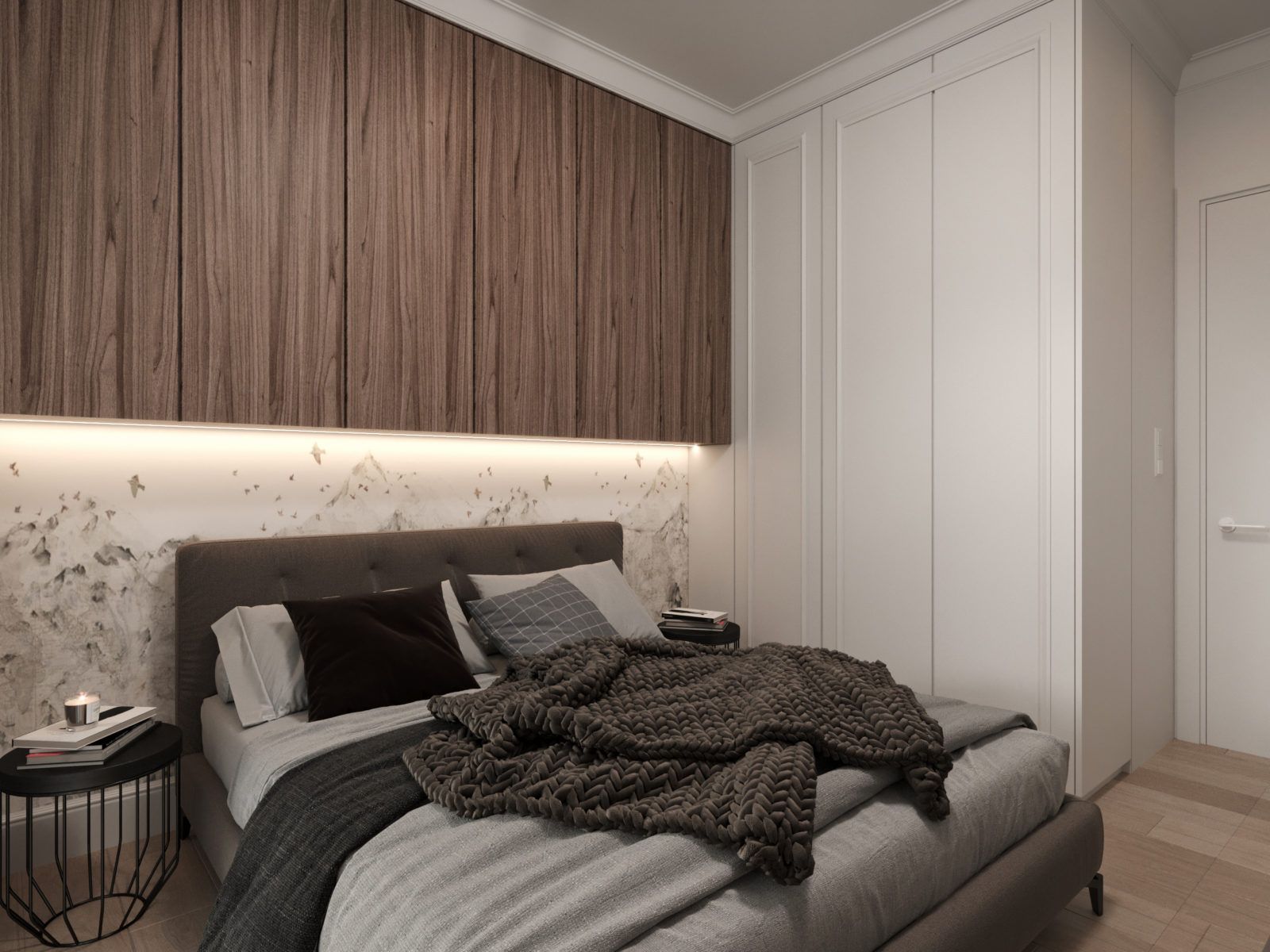 华沙带古典韵味的现代公寓室内布置丨波兰华沙丨Katarzyna Piotrowska-35