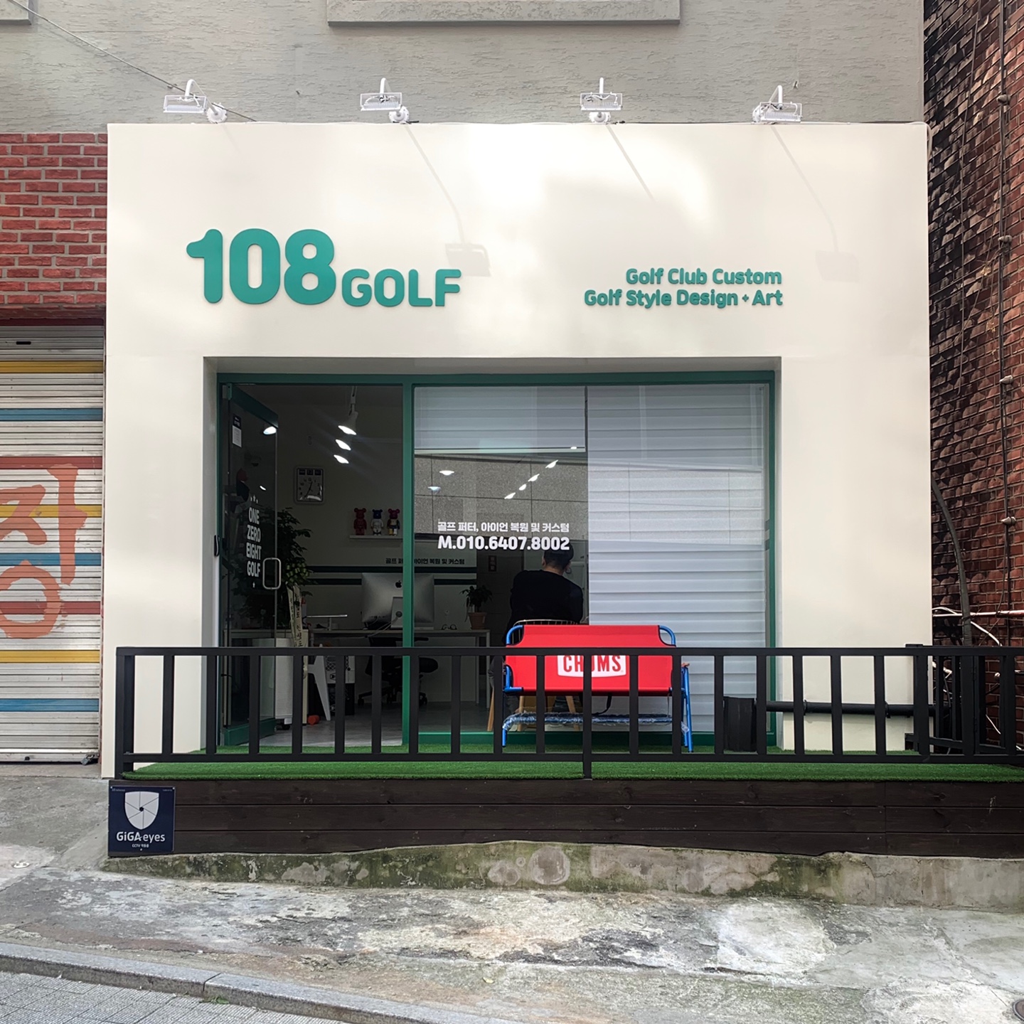 108GOLF-13 坪清爽氛围的高尔夫用品店设计-2