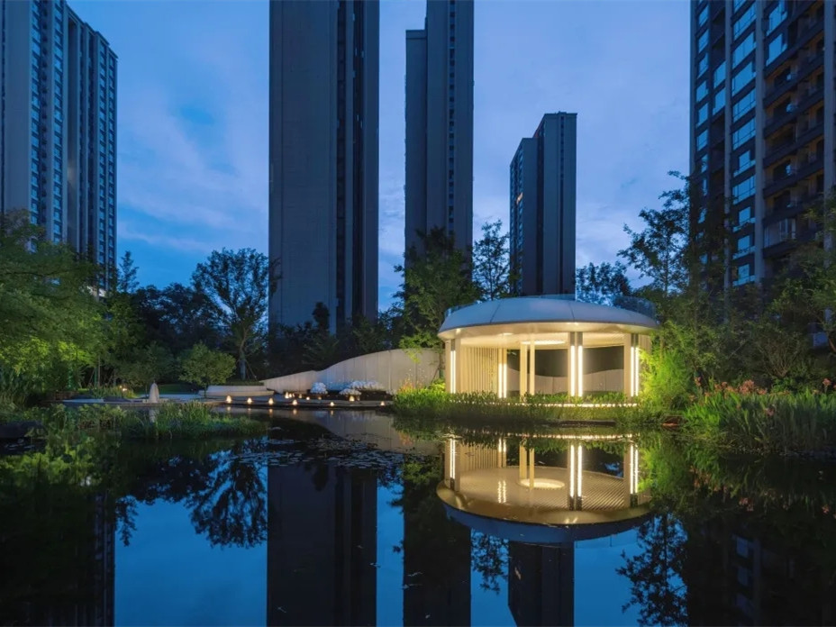 常德汇景中央广场住宅景观丨中国常德丨上禾景观设计-3