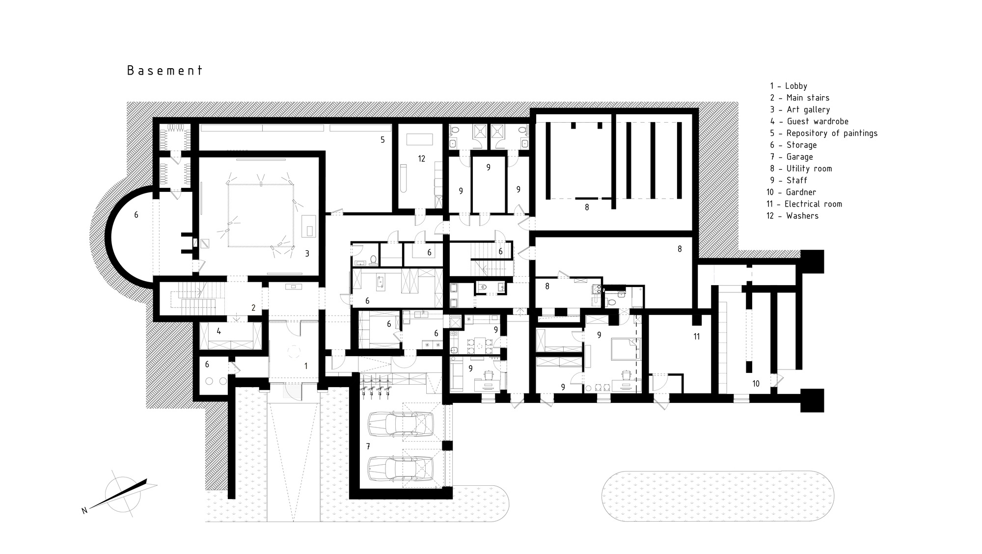 乌克兰岩石花园中的现代别墅丨乌克兰基辅丨Palamarchuk Architects-29