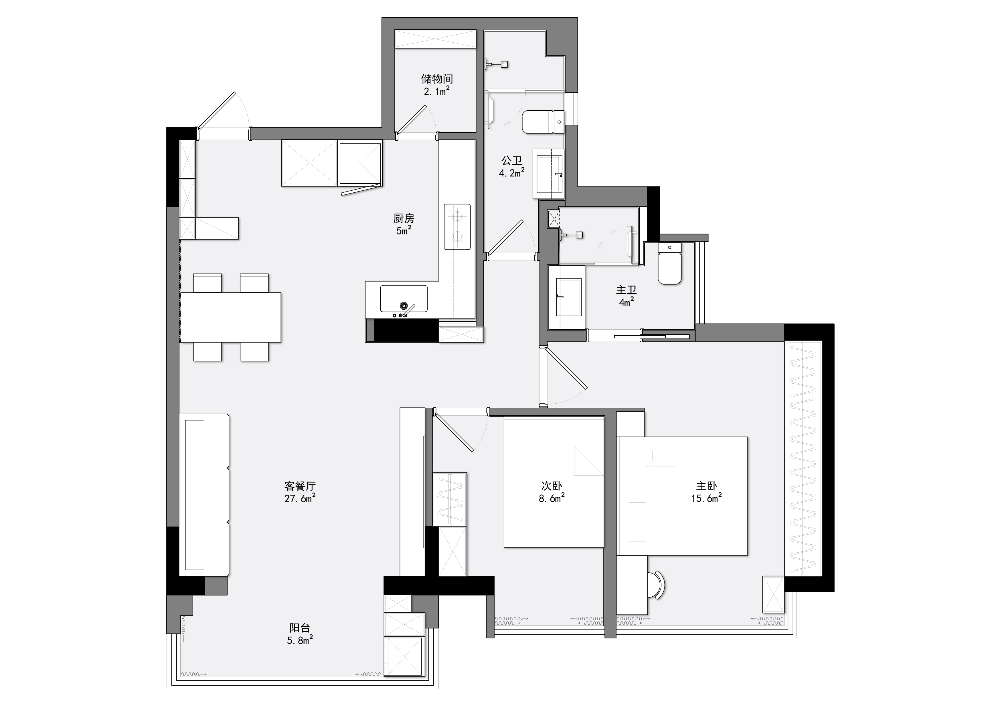 天朗风清平层房屋改造设计丨中国深圳丨RESHAPE 重塑计划-36