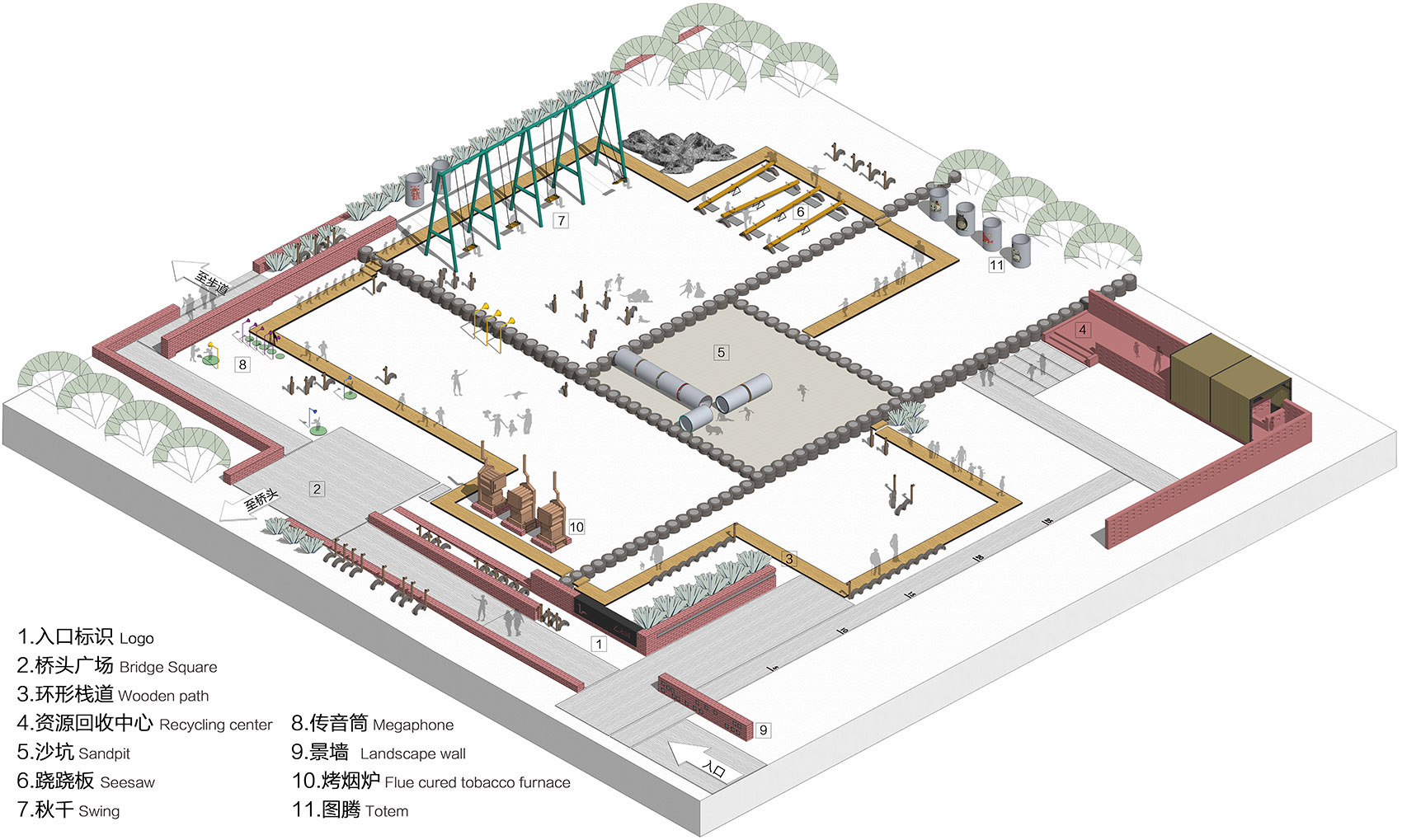 从场地到场所 & 环境教育主题儿童乐园设计，贵州 / 傅英斌-20