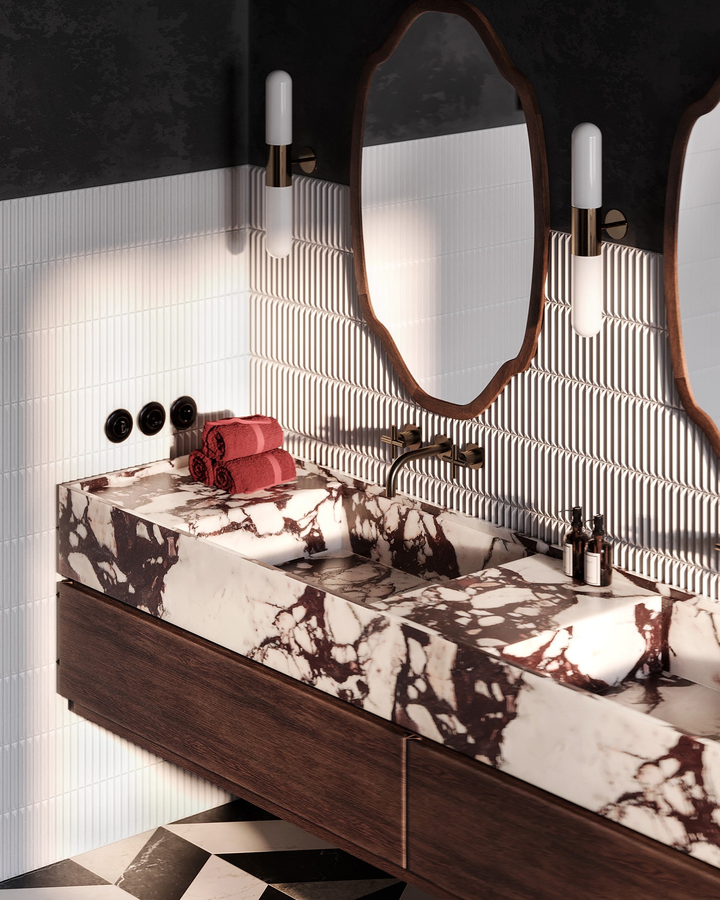 Julia Artukh“深色别墅”概念设计项目-19