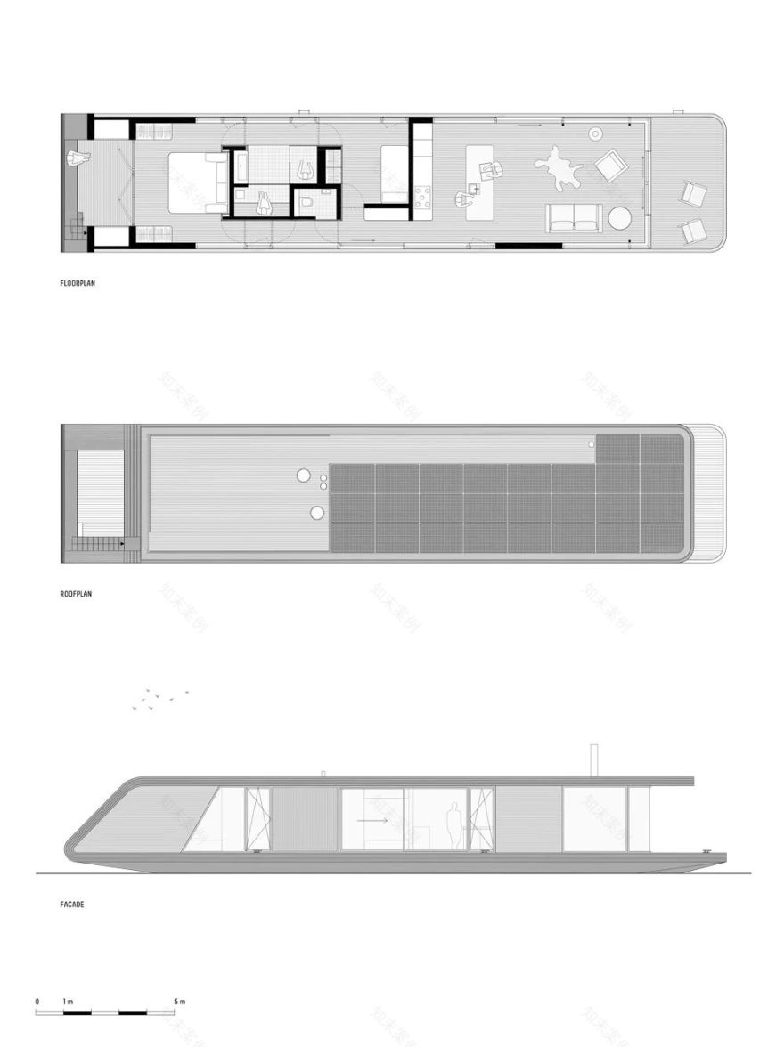 阿姆斯特丹“自然巡洋舰”游艇 | 自给自足的绿色水上住宅-9