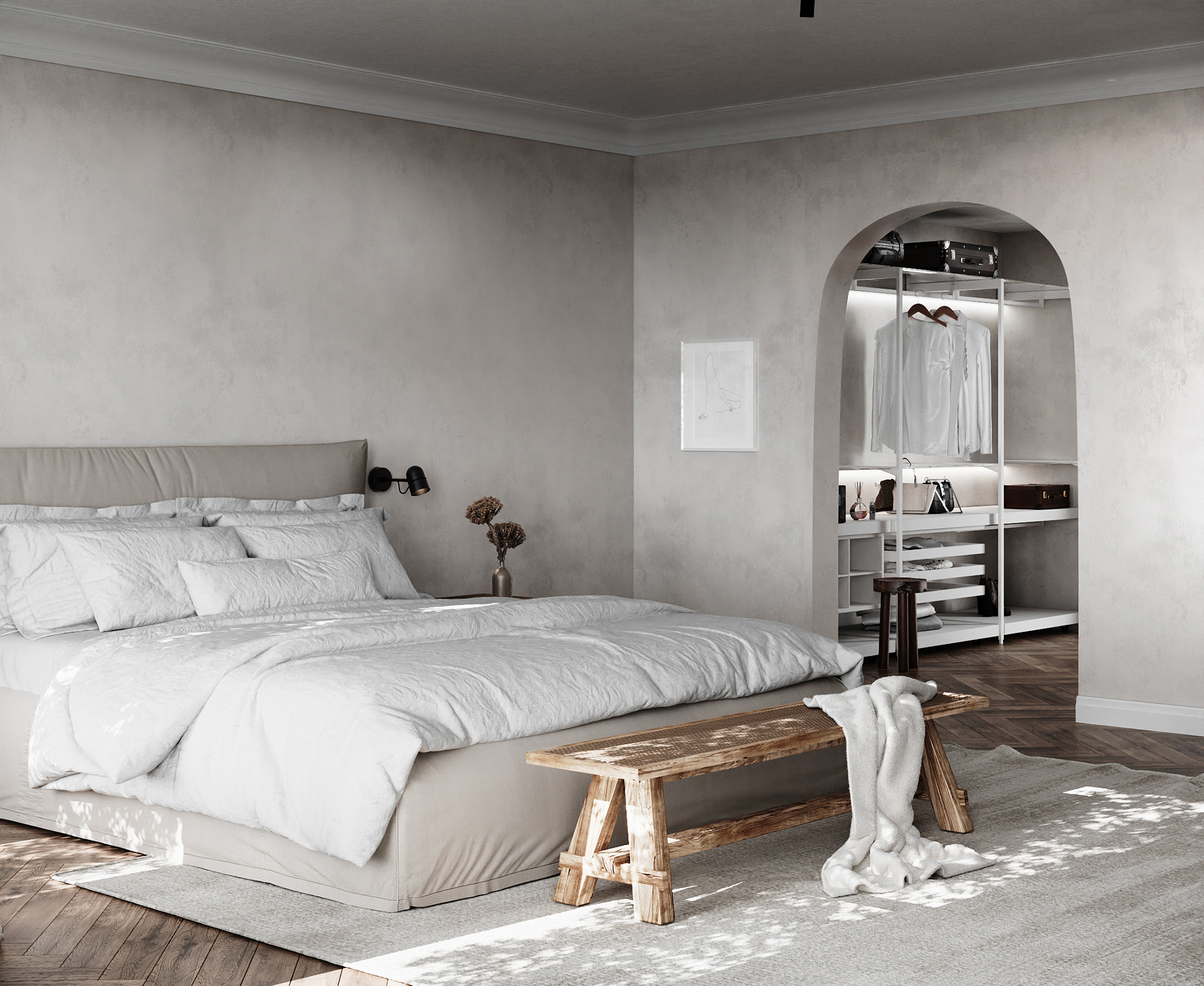 意大利式房屋·主卧室丨Italy丨oviumdesign-6