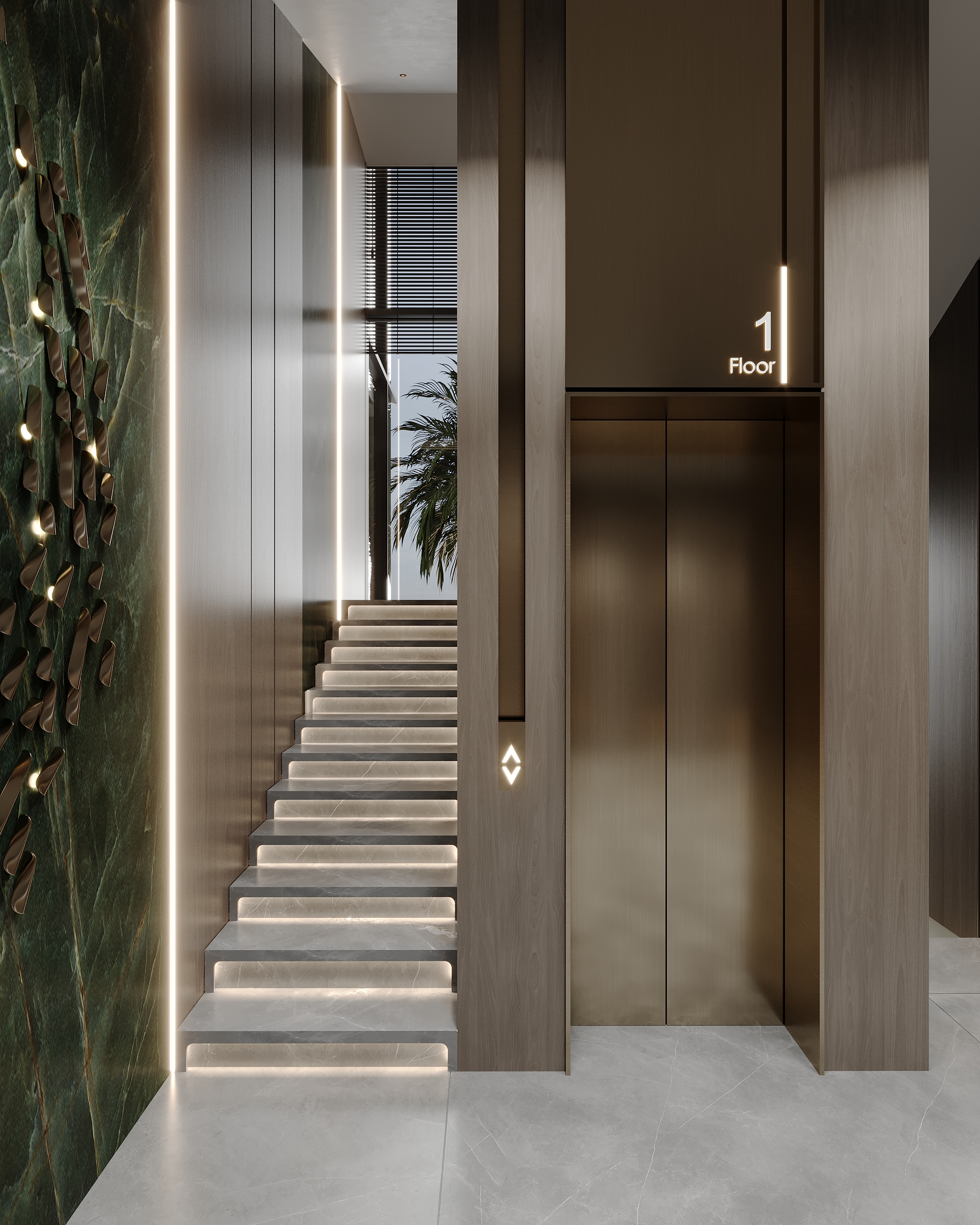 Staircase design. Dubai-0