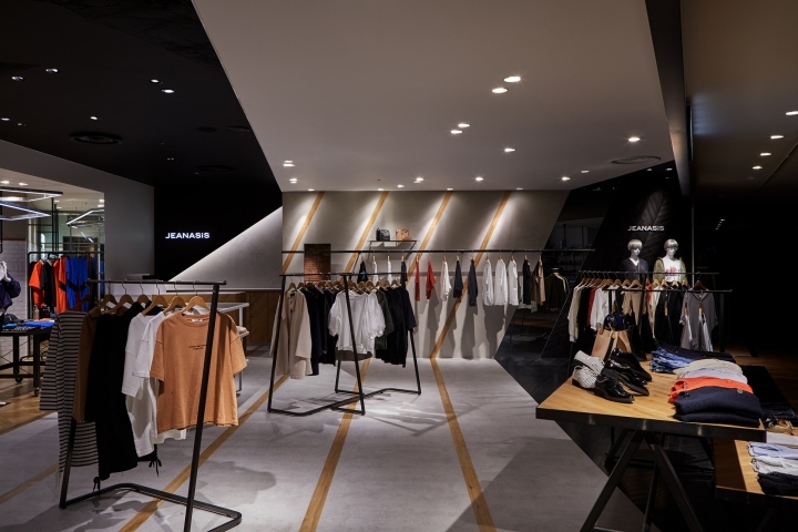 日本 JEANASIS 商店的立体对比设计-3