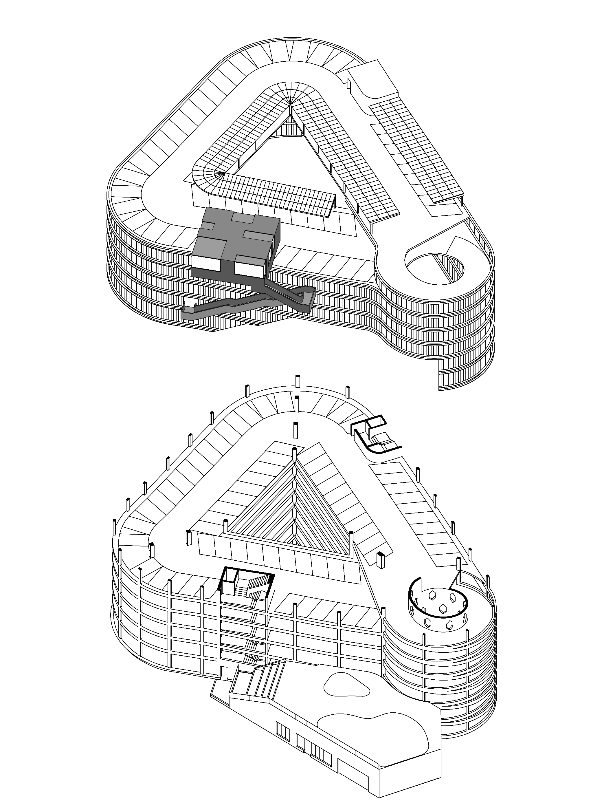 白纱上的红领结：Q-Park Ravet停车楼与观景台 / Hérault Arnod Architectures-7